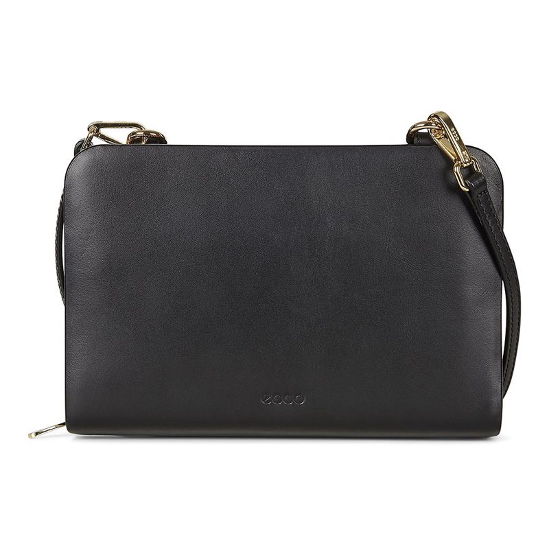 Women ECCO EBBA - Crossbody-Bags Black - India QSAMBN013